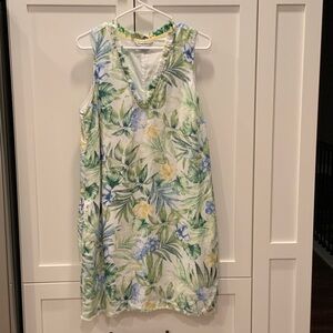 Tommy Bahama Floral Sleeveless Dress size large